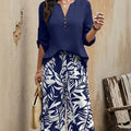Tropical Printed Women's Casual Suit - 𝓢𝓱𝓸𝓹𝓵𝓮𝓬𝔂
