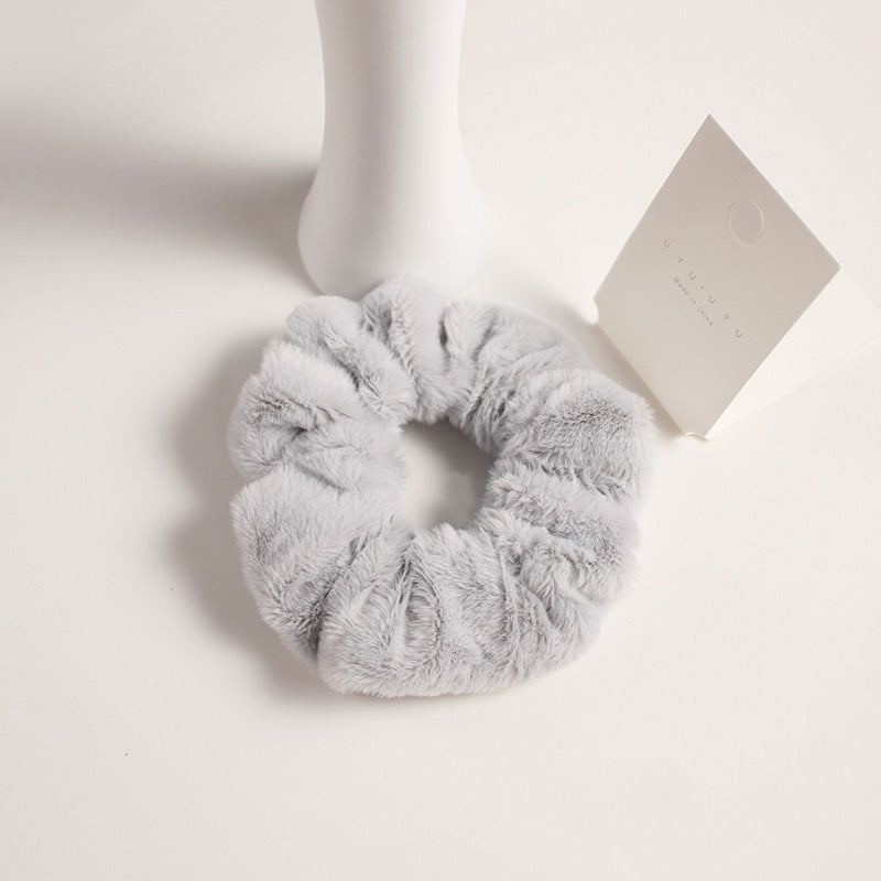 Girly cute plush large intestine hair tie hair rope - 𝓢𝓱𝓸𝓹𝓵𝓮𝓬𝔂