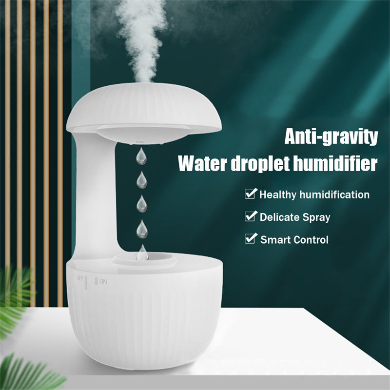 Anti-gravity Air Humidifier Mute Countercurrent Humidifier Levitating Water Drops Cool Mist Maker Fogger Relieve Fatigue - 𝓢𝓱𝓸𝓹𝓵𝓮𝓬𝔂