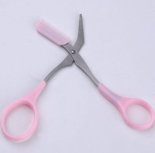 Beauty tools eyebrow scissors with eyebrow comb - 𝓢𝓱𝓸𝓹𝓵𝓮𝓬𝔂