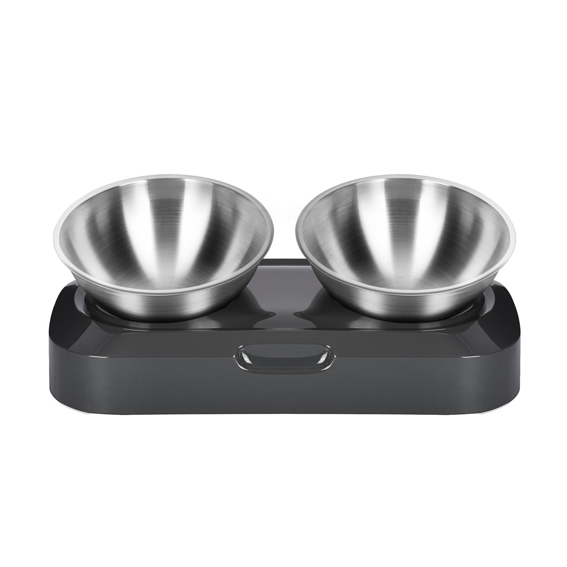 Pet Stainless Steel Bowl Pet Double Night - 𝓢𝓱𝓸𝓹𝓵𝓮𝓬𝔂