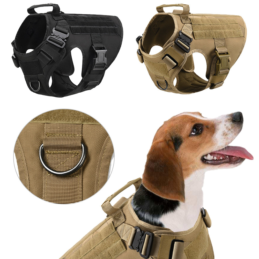 Military Tactical Dog Harness German Shepherd Adjustable Pet Dog Back - 𝓢𝓱𝓸𝓹𝓵𝓮𝓬𝔂