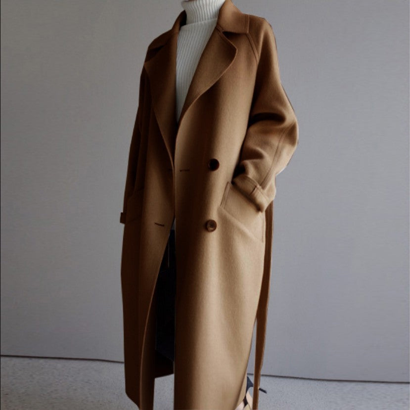 Womens Lapel Cashmere coat - 𝓢𝓱𝓸𝓹𝓵𝓮𝓬𝔂