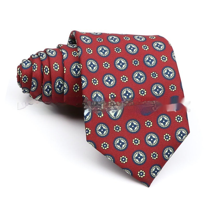 Business Polyester Men's Printed Workplace Tie - 𝓢𝓱𝓸𝓹𝓵𝓮𝓬𝔂