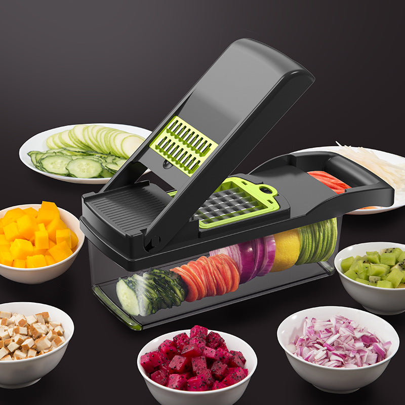 Multifunctional Vegetable Cutter Home Kitchen Slicing And Dicing Fruit Artifact - 𝓢𝓱𝓸𝓹𝓵𝓮𝓬𝔂