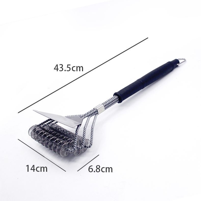 Barbecue Grill BBQ Brush Clean Tool Stainless Steel Wire Bristles Non-stick Cleaning Brushes - 𝓢𝓱𝓸𝓹𝓵𝓮𝓬𝔂