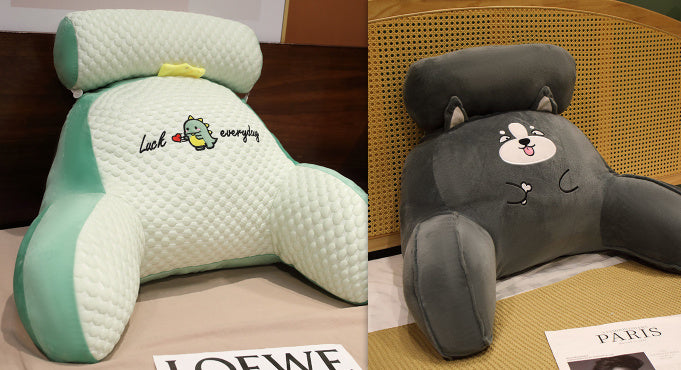 Sofa Fluffy Cushion Luncheon Pillow Triangle Reading Cushion Bedside Soft Large Backrest Lumbar Cushion Office Chair Cushion - 𝓢𝓱𝓸𝓹𝓵𝓮𝓬𝔂