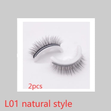 Reusable 3D Mink Lashes Natural False Eyelashes Self Adhesive Fake Glue Free Makeup Eyelash Extension Silk - 𝓢𝓱𝓸𝓹𝓵𝓮𝓬𝔂
