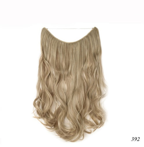 S-noilite 20 inches Invisible Wire No Clips in Hair Extensions Secret Fish Line Hairpieces Silky Straight Synthetic - 𝓢𝓱𝓸𝓹𝓵𝓮𝓬𝔂