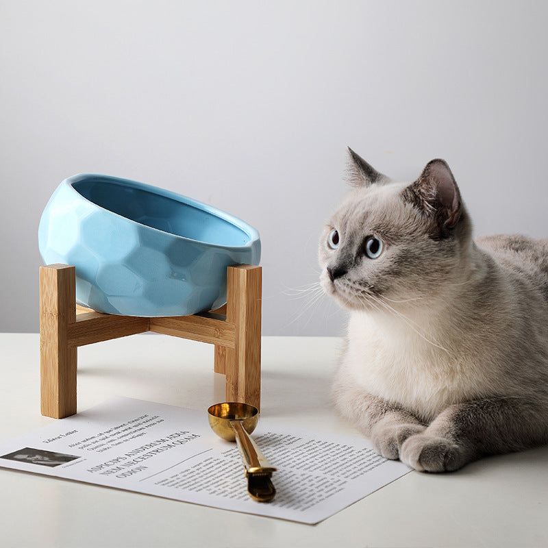 Pet bowl oblique mouth cat bowl food bowl dog bowl method bucket food bowl - 𝓢𝓱𝓸𝓹𝓵𝓮𝓬𝔂