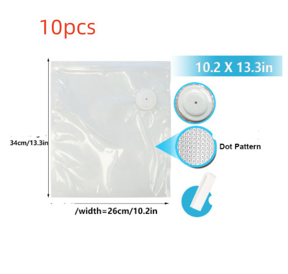 Commercial White Plastic Air Valve Compression Bag - 𝓢𝓱𝓸𝓹𝓵𝓮𝓬𝔂