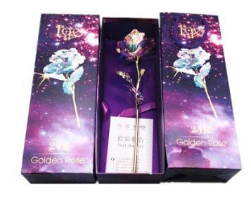 24K Luminous Color Gold Rose Flower Set - 𝓢𝓱𝓸𝓹𝓵𝓮𝓬𝔂