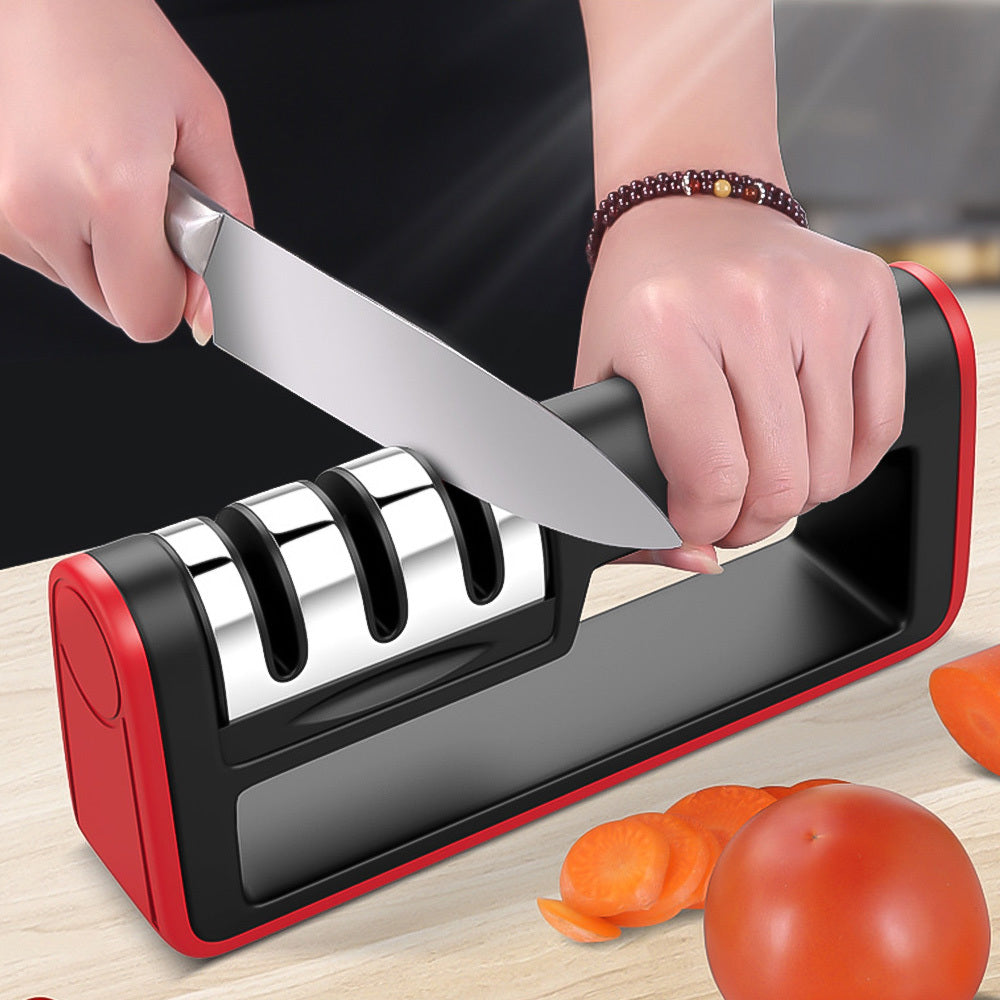 Professional Knife Sharpener Diamond Quick Professional 3 Stages Sharpener Knife Sharpening Tools Sharpening Stone - 𝓢𝓱𝓸𝓹𝓵𝓮𝓬𝔂