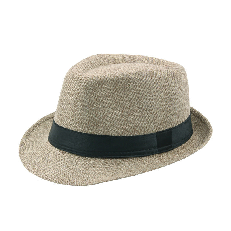 Fashion Personality Linen Top Hat Men - 𝓢𝓱𝓸𝓹𝓵𝓮𝓬𝔂