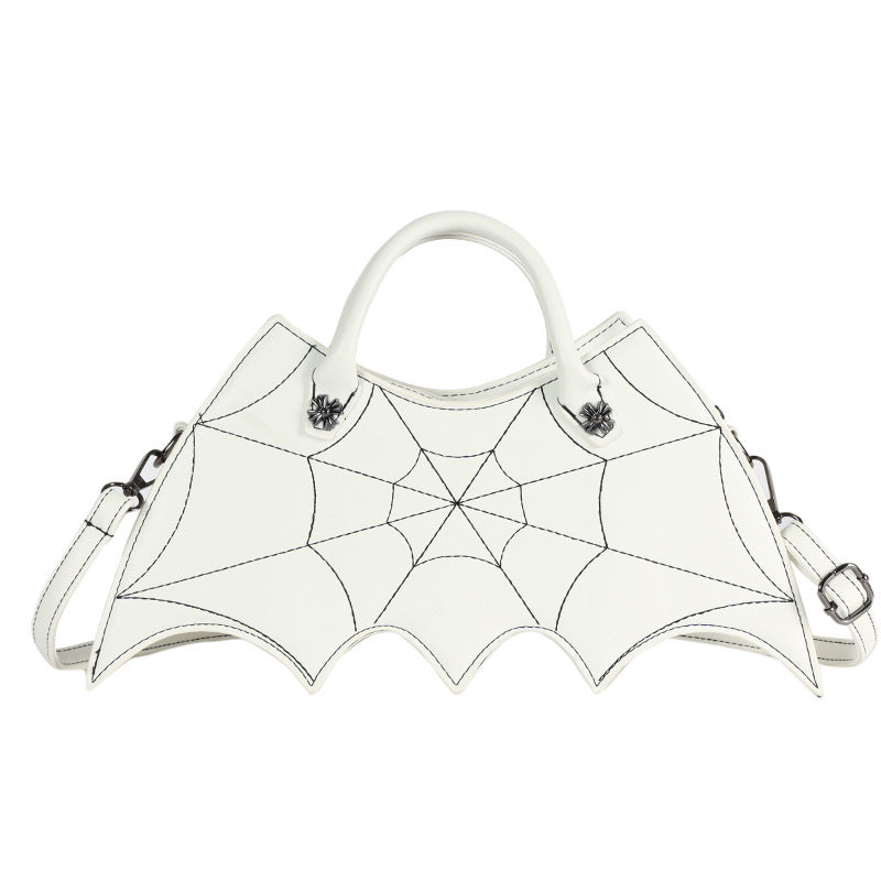 Halloween Spider Web Shape Shoulder Bags Personality Batgirl Tide Pu Handbags Fashoin Messenger Crossbody Bag - 𝓢𝓱𝓸𝓹𝓵𝓮𝓬𝔂