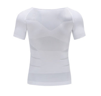 Male Chest Compression T-shirt Fitness Hero Belly Buster Slimming - 𝓢𝓱𝓸𝓹𝓵𝓮𝓬𝔂