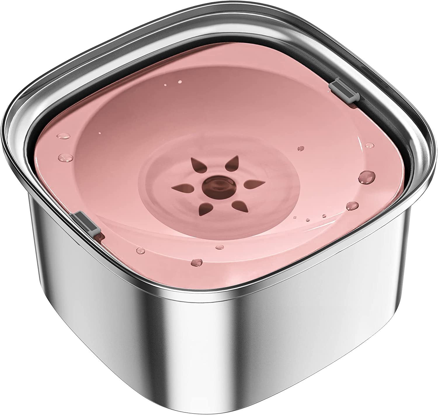 Pet Stainless Steel Water Bowl Large Capacity Floating - 𝓢𝓱𝓸𝓹𝓵𝓮𝓬𝔂