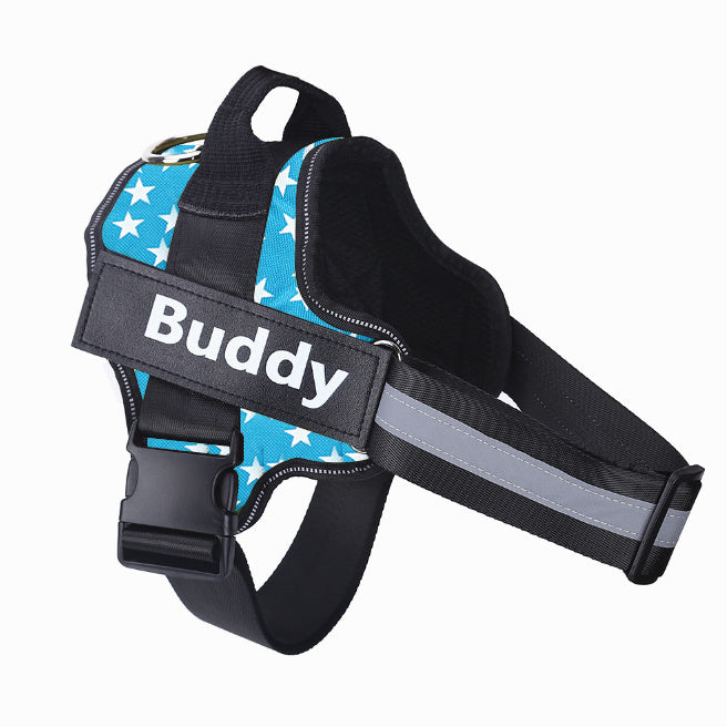 Personalized Dog Harness NO PULL Reflective Breathable Adjustable Pet Harness Vest For Small Large Dog Custom Patch Pet Supplies - 𝓢𝓱𝓸𝓹𝓵𝓮𝓬𝔂