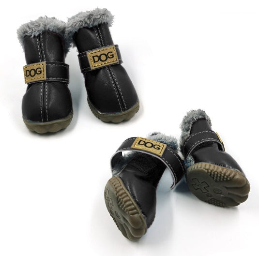 Dog Thick Snow Boots Keep Warm Teddy Autumn And Winter VIP Shoes - 𝓢𝓱𝓸𝓹𝓵𝓮𝓬𝔂