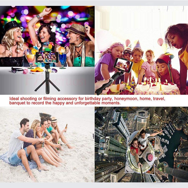 Compatible with Apple, Tripod Selfie Stick Mobile Universal Live Triangle Bracket One Bluetooth Selfie Artifact - 𝓢𝓱𝓸𝓹𝓵𝓮𝓬𝔂
