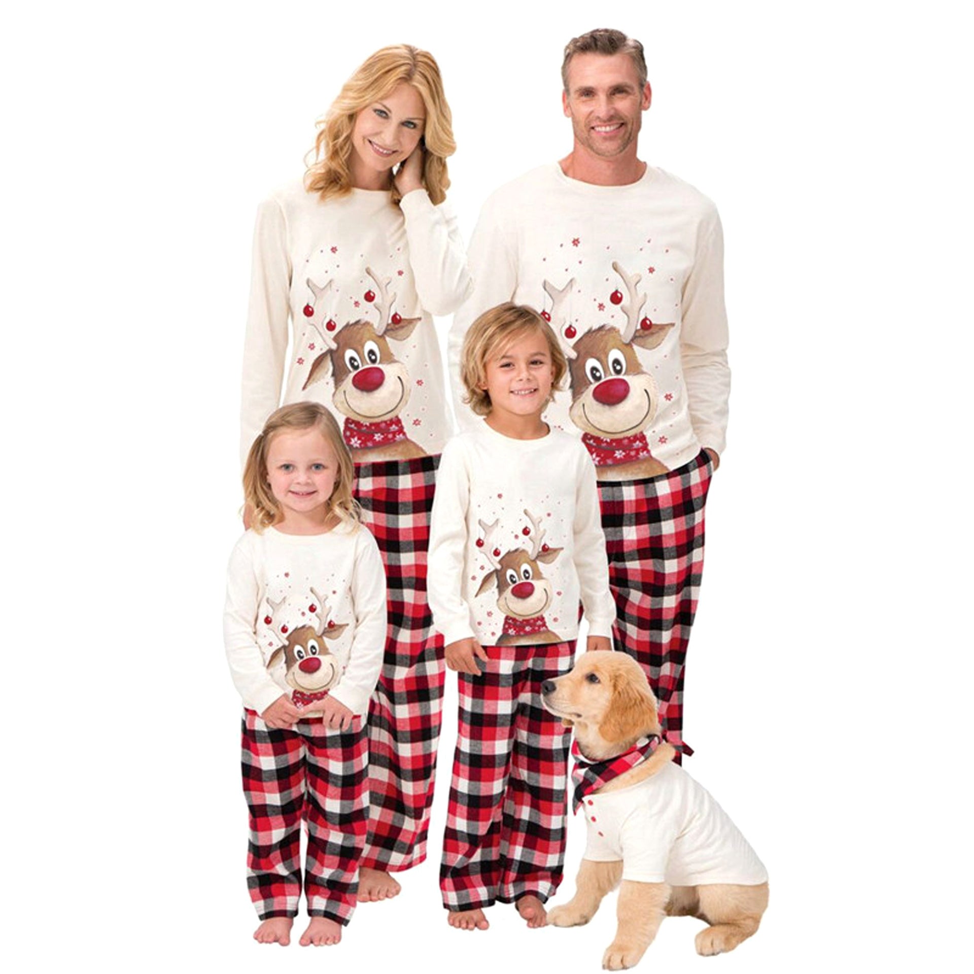Elk Print Christmas Parent-child Outfit - 𝓢𝓱𝓸𝓹𝓵𝓮𝓬𝔂