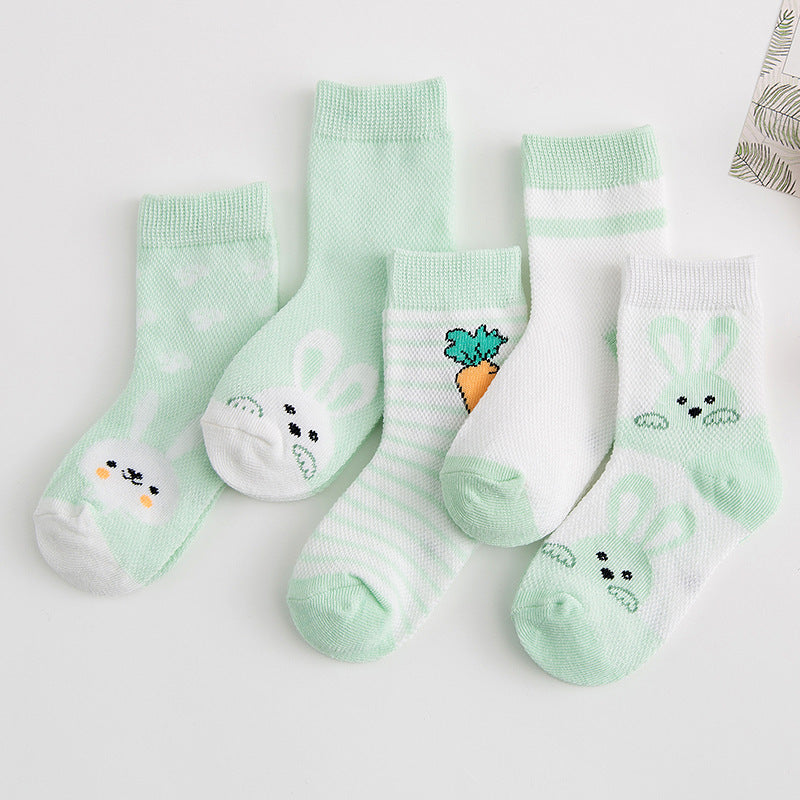 Cotton breathable male and female baby socks - 𝓢𝓱𝓸𝓹𝓵𝓮𝓬𝔂
