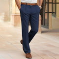 Men's Casual Suit Pants Fashion Trousers Mid Waist Straight Long Pants For Office Business Formal - 𝓢𝓱𝓸𝓹𝓵𝓮𝓬𝔂