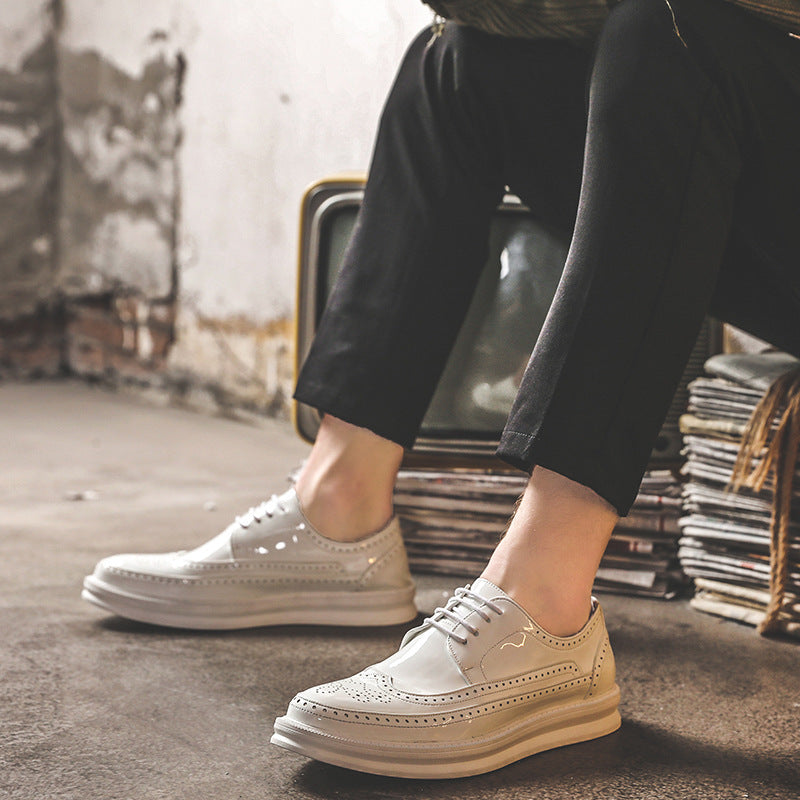 Mens Business Casual Korean Style Trendy British Mens Shoes - 𝓢𝓱𝓸𝓹𝓵𝓮𝓬𝔂