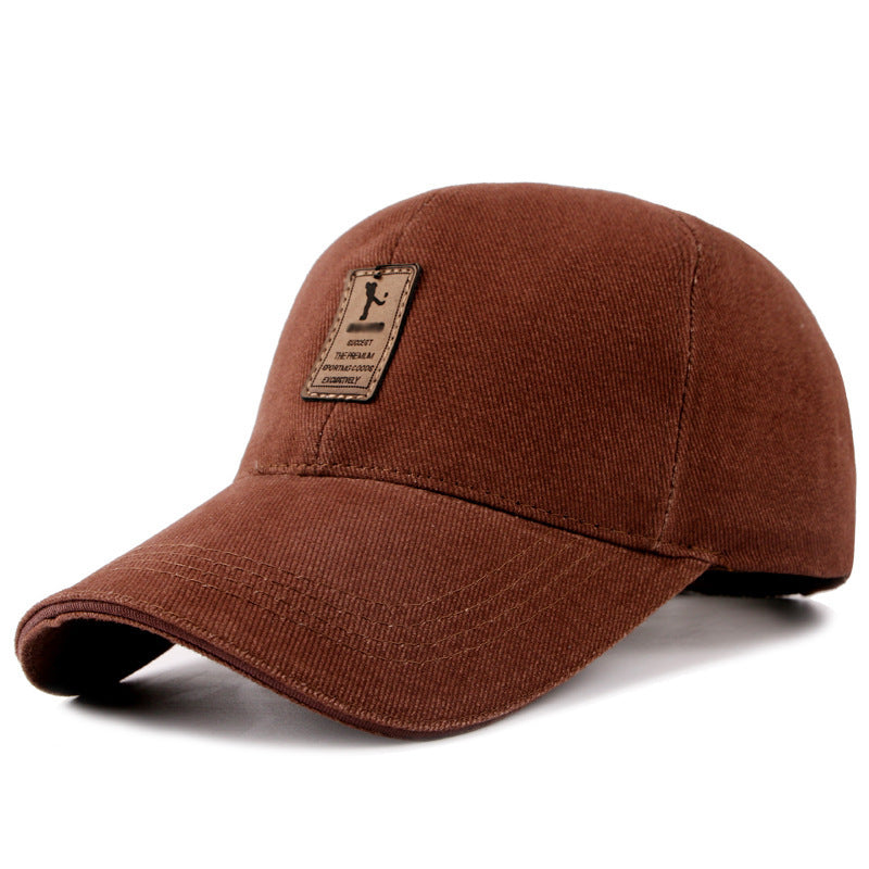 The new Korean men's baseball cap COTTON HAT VISOR outdoor sports peaked cap autumn contracted wholesale - 𝓢𝓱𝓸𝓹𝓵𝓮𝓬𝔂