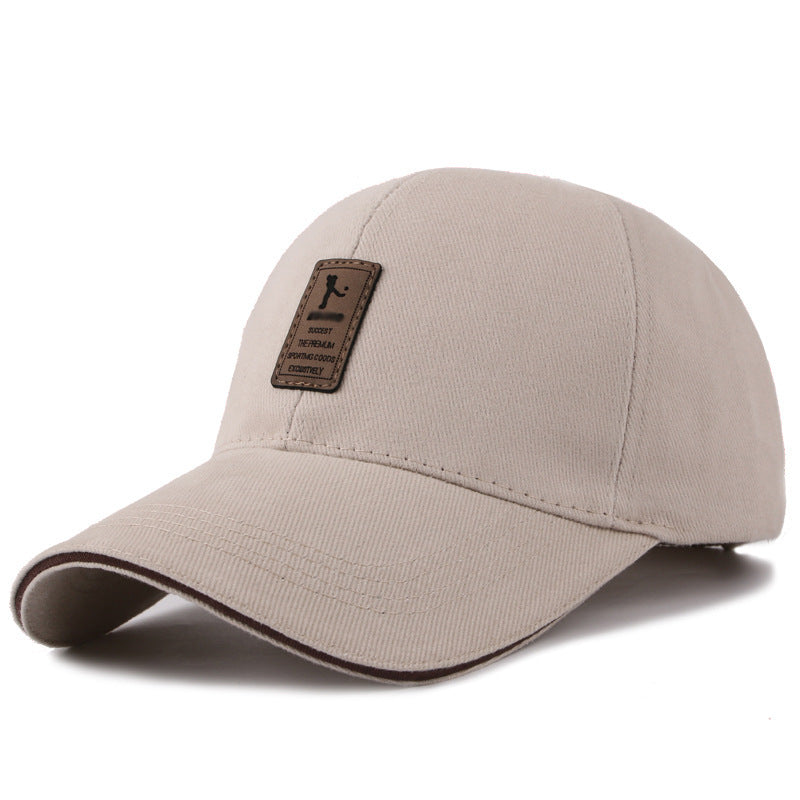 The new Korean men's baseball cap COTTON HAT VISOR outdoor sports peaked cap autumn contracted wholesale - 𝓢𝓱𝓸𝓹𝓵𝓮𝓬𝔂