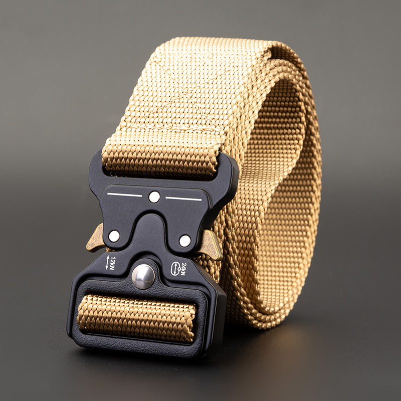 Men's Outdoor Nylon Elastic Buckle Belt Work Clothes Belt - 𝓢𝓱𝓸𝓹𝓵𝓮𝓬𝔂