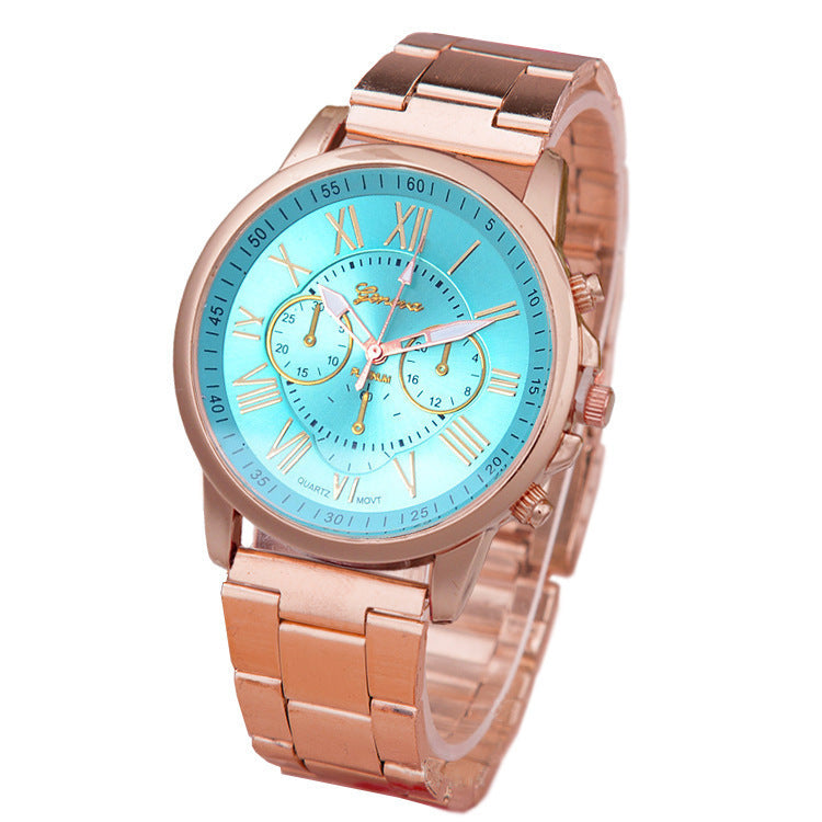 Women's Leisure Alloy Steel Belt Quartz Watch - 𝓢𝓱𝓸𝓹𝓵𝓮𝓬𝔂