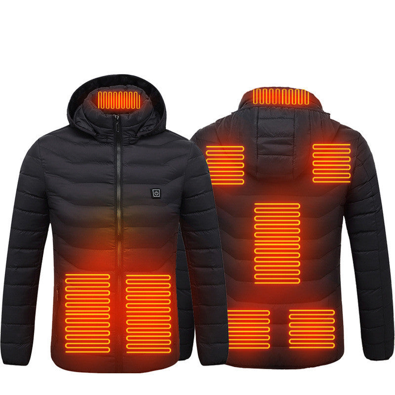 New Heated Jacket Coat USB Electric Jacket Cotton Heater Thermal Clothing Heating Vest - 𝓢𝓱𝓸𝓹𝓵𝓮𝓬𝔂