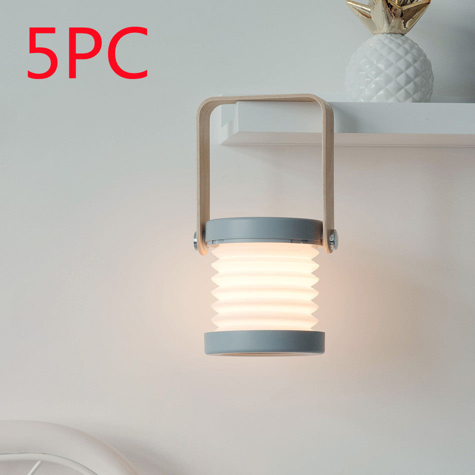 Foldable Touch Dimmable Reading LED Night Light Portable Lantern Lamp USB Rechargeable For Home Decor - 𝓢𝓱𝓸𝓹𝓵𝓮𝓬𝔂