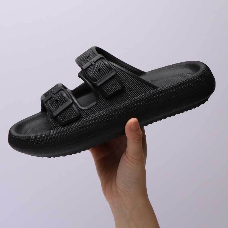 Platform Slippers Women's Summer Buckle Home Shoes Fashion Outdoor Wear Soft Bottom Sandals - 𝓢𝓱𝓸𝓹𝓵𝓮𝓬𝔂