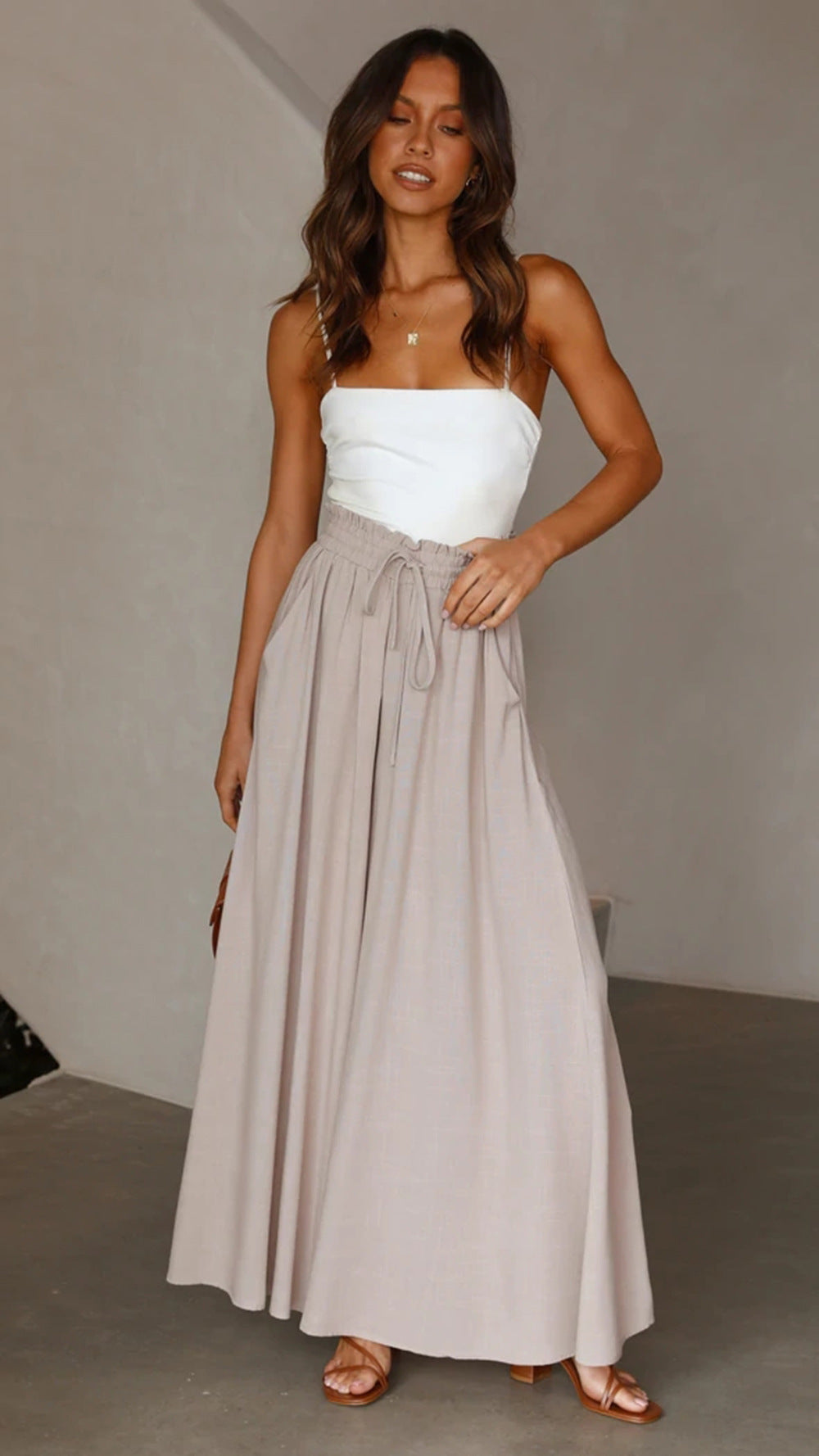 Womens Pants Wide Leg Loose Comfy Lounge Sweatpants With Pockets - 𝓢𝓱𝓸𝓹𝓵𝓮𝓬𝔂