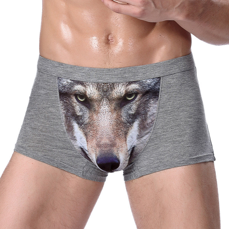 Personalized Men's Underwear Creative Animal Print Men's Underwear Sexy Boxer Briefs - 𝓢𝓱𝓸𝓹𝓵𝓮𝓬𝔂
