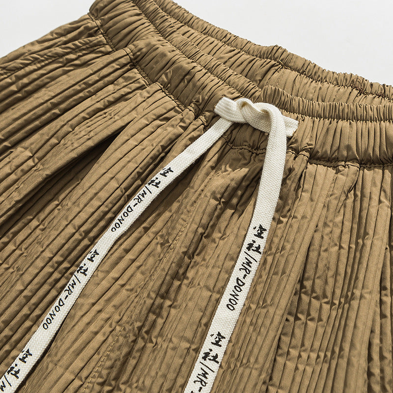 Men's Casual Pants Loose Solid Color Overalls Straight-leg Trousers - 𝓢𝓱𝓸𝓹𝓵𝓮𝓬𝔂