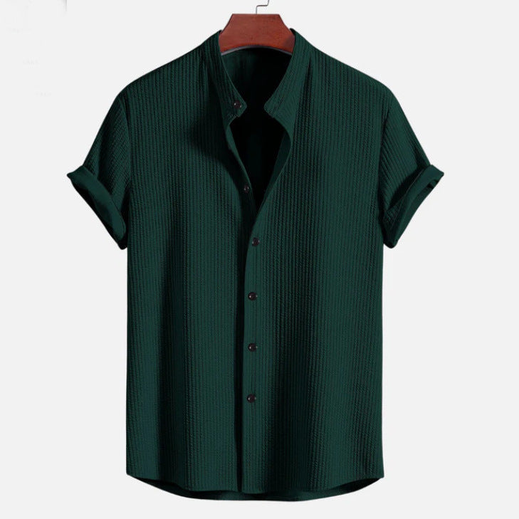 Short Sleeve Loose Shirt Top Summer Mens Clothing - 𝓢𝓱𝓸𝓹𝓵𝓮𝓬𝔂