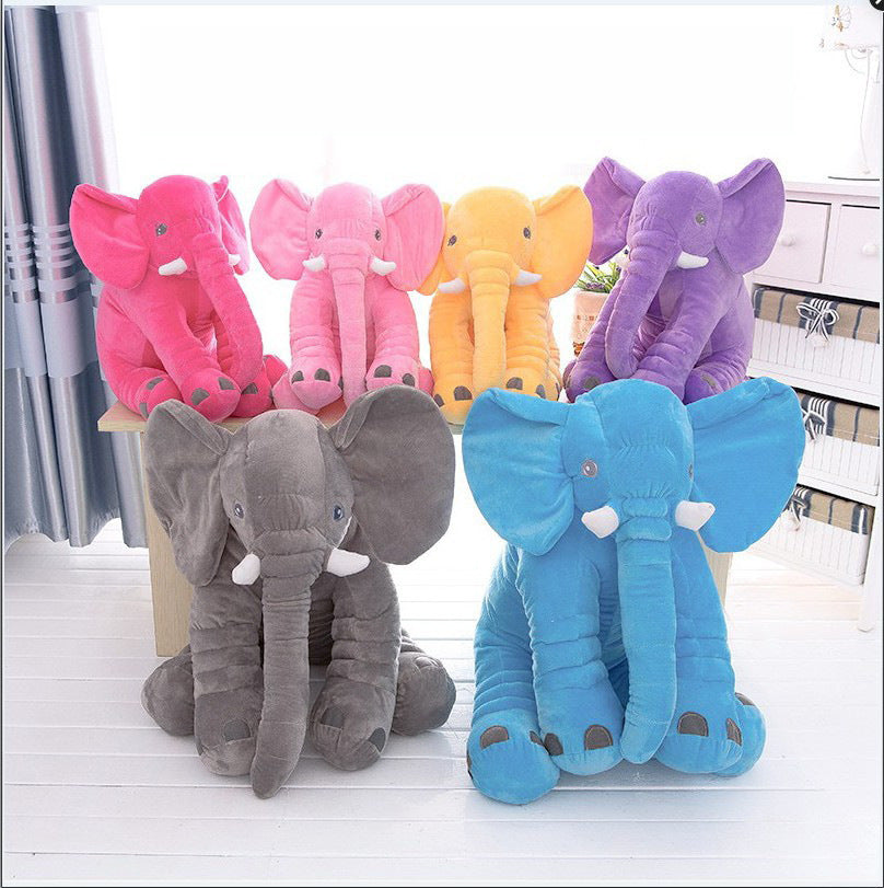 Soft Comfort Elephant Plush Toy  Accompany Sleeping Baby Sleep Child Pillow Leather Shell - 𝓢𝓱𝓸𝓹𝓵𝓮𝓬𝔂