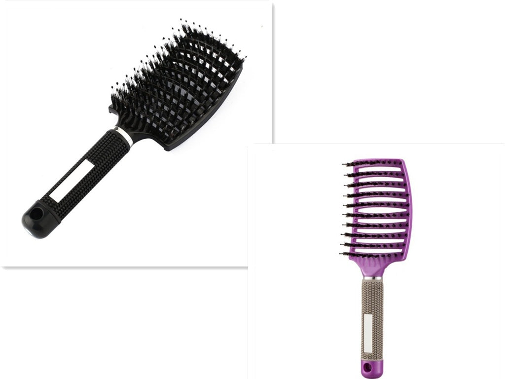 Hairbrush Anti Klit Brushy Haarborstel Women Detangler Hair Brush Bristle Nylon Scalp Massage  Teaser Hair Brush Comb - 𝓢𝓱𝓸𝓹𝓵𝓮𝓬𝔂