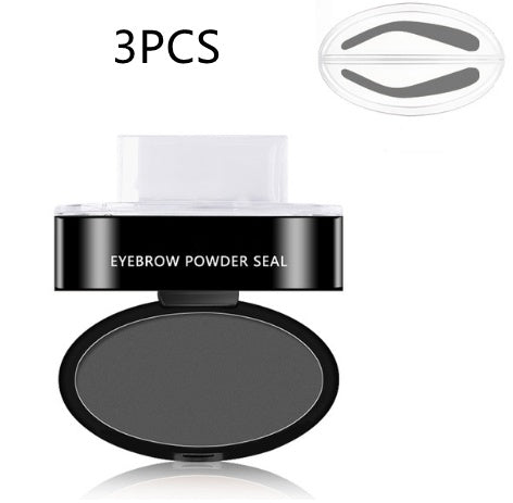 Eyebrow Powder Stamp Tint Stencil Kit Cosmetics Professional Makeup Waterproof Eye Brow Stamp Lift Eyebrow Enhancers Stencil Kit - 𝓢𝓱𝓸𝓹𝓵𝓮𝓬𝔂