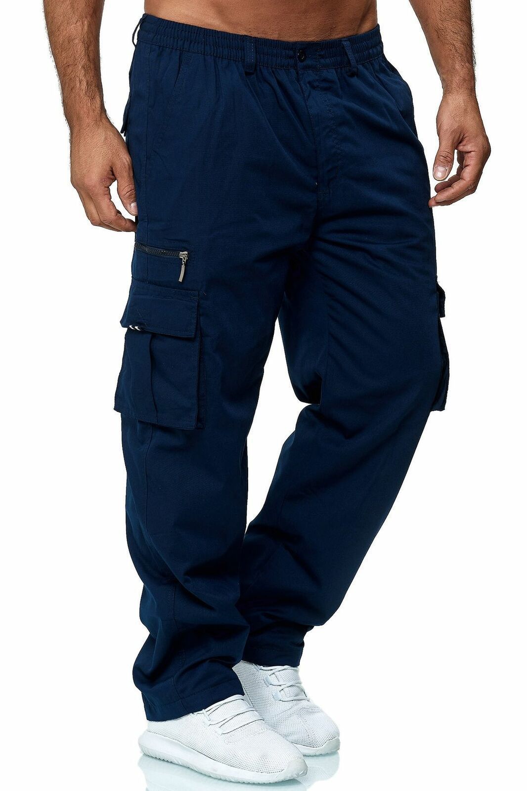 Men's Casual Multi-pocket Loose Straight Cargo Pants - 𝓢𝓱𝓸𝓹𝓵𝓮𝓬𝔂