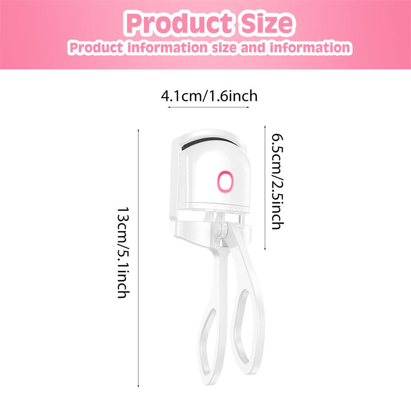 Heated Eyelash Curler Electric Temperature Control Mini Eyelash Curler Electric Portable Charging - 𝓢𝓱𝓸𝓹𝓵𝓮𝓬𝔂
