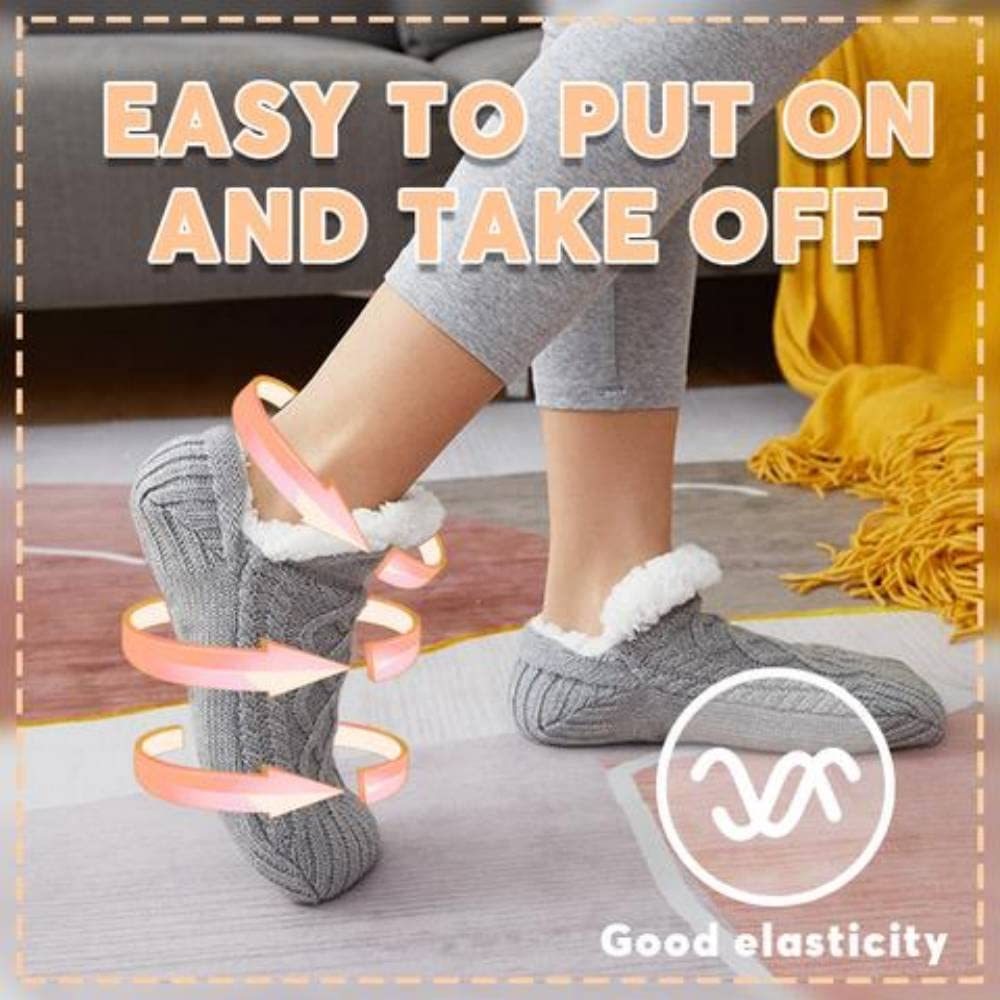 Winter Woolen Socks Women Thicken Warm Home Bedroom Socks Slippers Men Non-slip Foot Warmer Snow Socks Calcetines Mujer - 𝓢𝓱𝓸𝓹𝓵𝓮𝓬𝔂