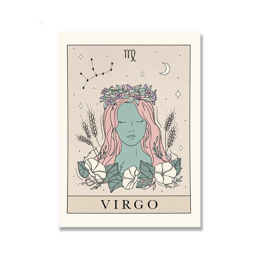 Tarot Canvas Painting Poster Constellation - 𝓢𝓱𝓸𝓹𝓵𝓮𝓬𝔂