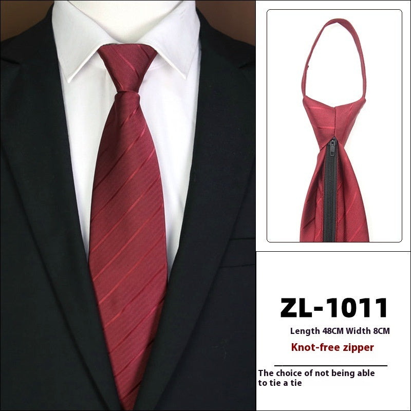 Men's Formal Wear Business Zipper Tie-free - 𝓢𝓱𝓸𝓹𝓵𝓮𝓬𝔂