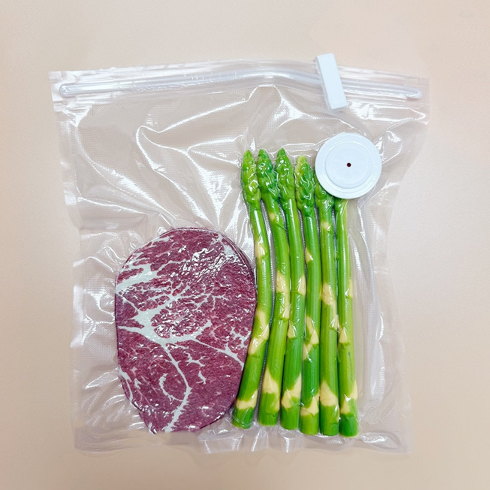 Commercial White Plastic Air Valve Compression Bag - 𝓢𝓱𝓸𝓹𝓵𝓮𝓬𝔂