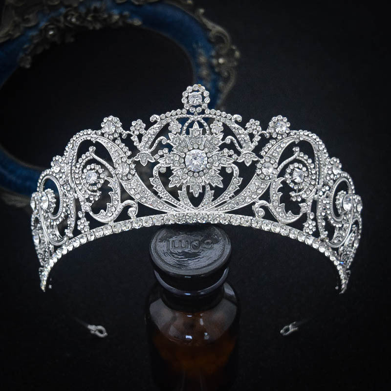 Zircon Bride Crown Fashion Headwear - 𝓢𝓱𝓸𝓹𝓵𝓮𝓬𝔂