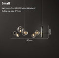 Modern Minimalist Bedroom Glass Bubble Ball Chandelier - 𝓢𝓱𝓸𝓹𝓵𝓮𝓬𝔂